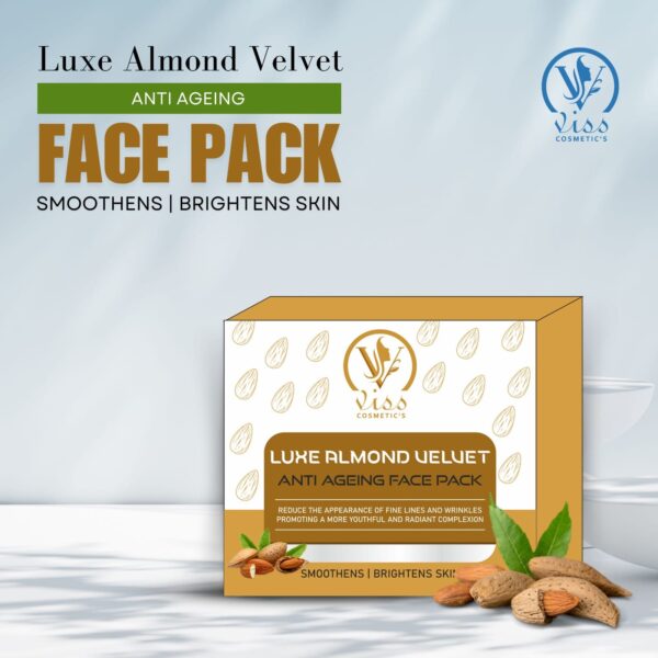 Visscosmetics Luxe Almond Velvet Anti-Ageing Face Pack