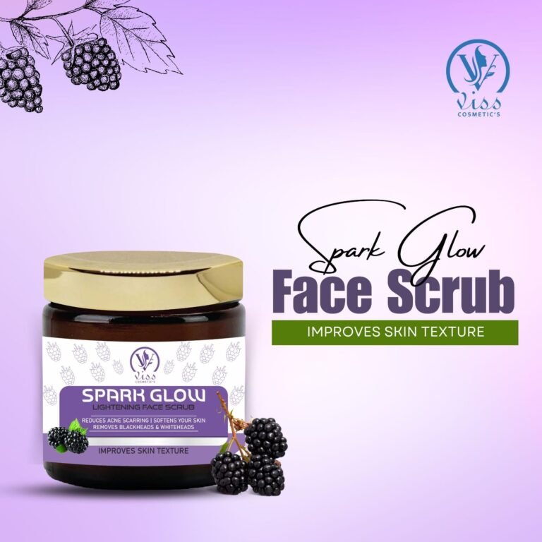 Visscosmetics Spark Glow Face Scrub