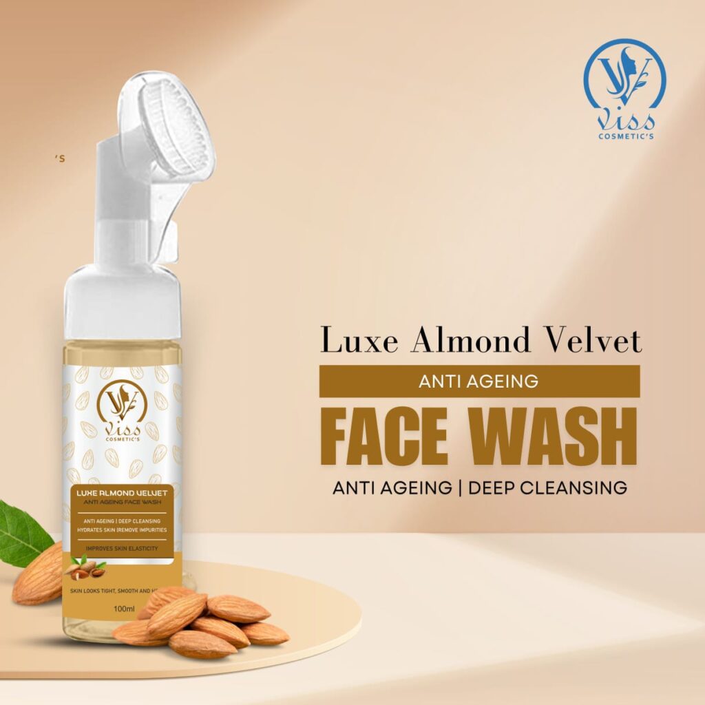 Visscosmetics Luxe Almond Velvet Anti-Ageing Face Wash